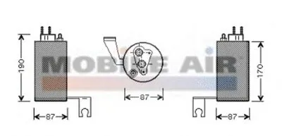 Осушитель, кондиционер VAN WEZEL купить