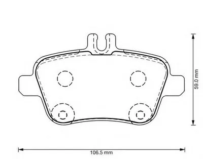 Комплект тормозных колодок, дисковый тормоз JURID купить