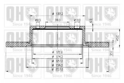 Тормозной диск QUINTON HAZELL купить