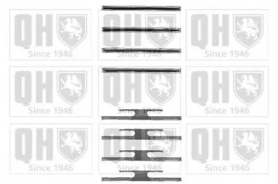 Комплектующие, колодки дискового тормоза QUINTON HAZELL купить