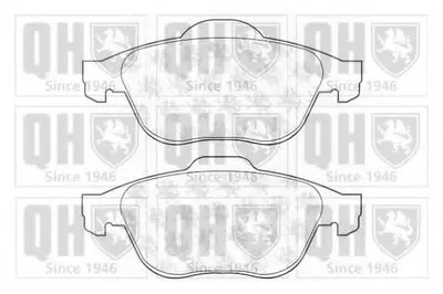 Комплект тормозных колодок, дисковый тормоз QUINTON HAZELL купить