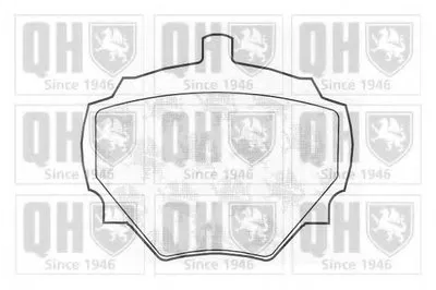 Комплект тормозных колодок, дисковый тормоз QUINTON HAZELL купить