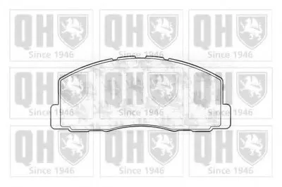 Комплект тормозных колодок, дисковый тормоз QUINTON HAZELL купить