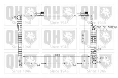 Радиатор, охлаждение двигателя QUINTON HAZELL купить