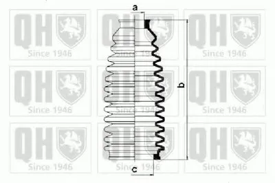 Комплект пылника, рулевое управление QUINTON HAZELL купить