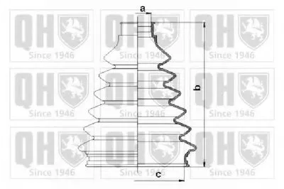 Комплект пылника, приводной вал QUINTON HAZELL купить