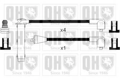 Комплект проводов зажигания CI QUINTON HAZELL купить
