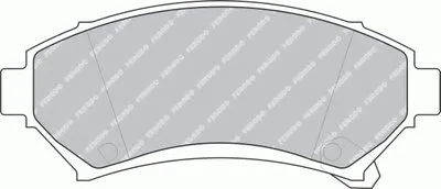 Комплект тормозных колодок, дисковый тормоз PREMIER FERODO купить