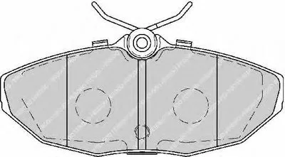 Комплект тормозных колодок, дисковый тормоз PREMIER FERODO купить