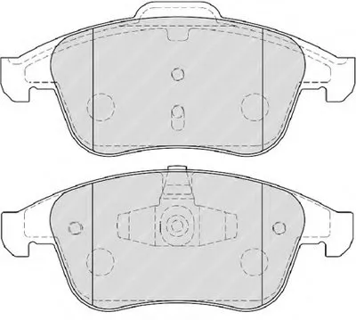 Комплект тормозных колодок, дисковый тормоз PREMIER FERODO купить