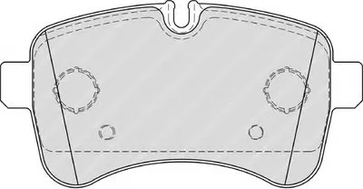 Комплект тормозных колодок, дисковый тормоз PREMIER FERODO купить