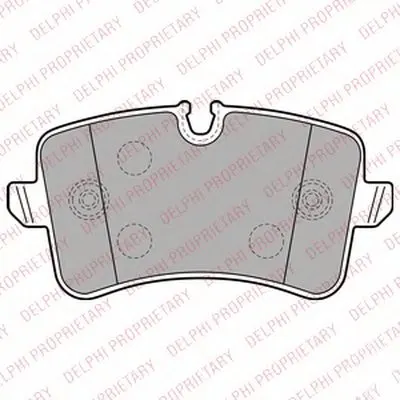 Комплект тормозных колодок, дисковый тормоз DELPHI купить