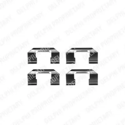 Комплектующие, колодки дискового тормоза DELPHI купить