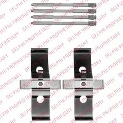 Комплектующие, колодки дискового тормоза DELPHI купить