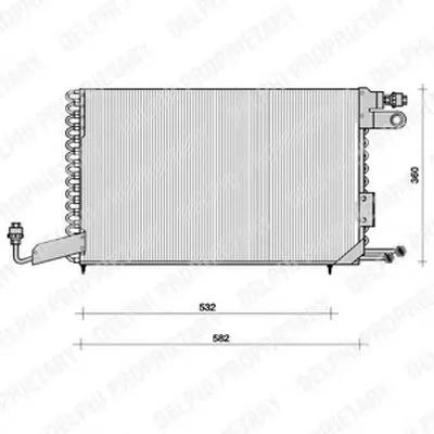 Конденсатор, кондиционер DELPHI купить