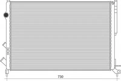 Радиатор, охлаждение двигателя MAGNETI MARELLI купить