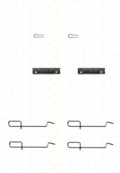 Комплектующие, колодки дискового тормоза TRISCAN купить