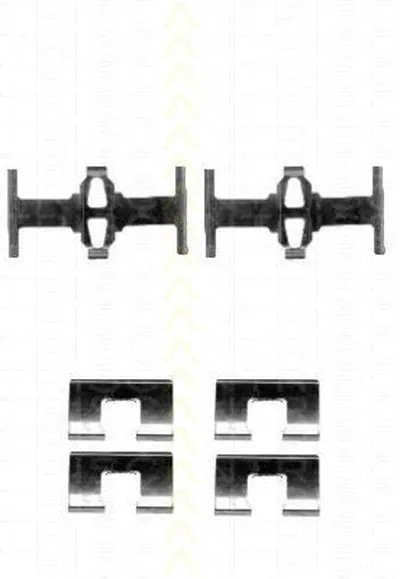Комплектующие, колодки дискового тормоза TRISCAN купить