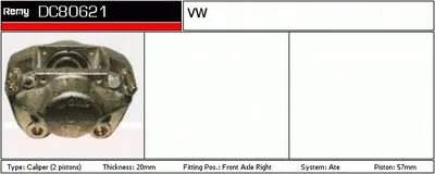 Тормозной суппорт Remanufactured REMY (Multiline) DELCO REMY купить