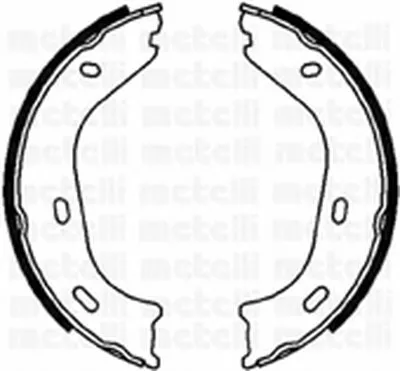 Комплект тормозных колодок, стояночная тормозная система METELLI купить