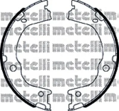 Комплект тормозных колодок, стояночная тормозная система METELLI купить