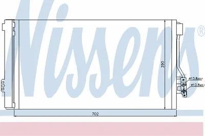 Конденсатор, кондиционер NISSENS купить
