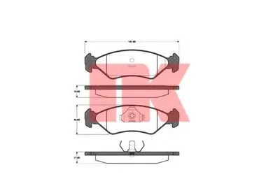 Комплект тормозных колодок, дисковый тормоз NK купить