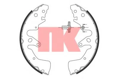 Комплект тормозных колодок NK купить