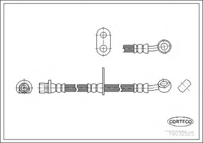 Тормозной шланг CORTECO купить
