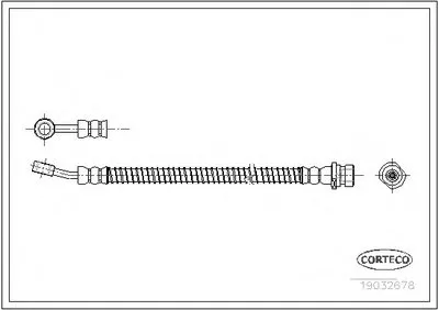 Тормозной шланг CORTECO купить