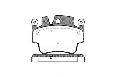 Комплект тормозных колодок, дисковый тормоз REMSA купить