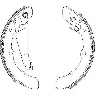 Комплект тормозных колодок REMSA купить