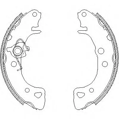 Комплект тормозных колодок REMSA купить
