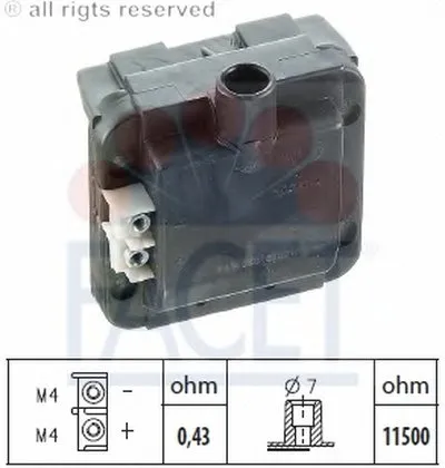 Катушка зажигания FACET купить