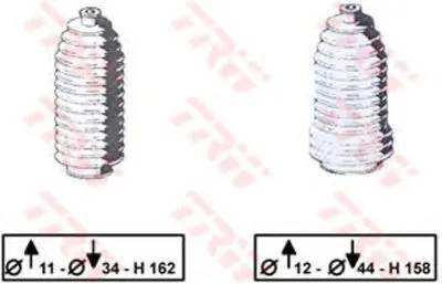 Комплект пылника, рулевое управление TRW купить