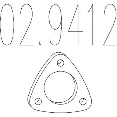 Прокладка, труба выхлопного газа MTS купить