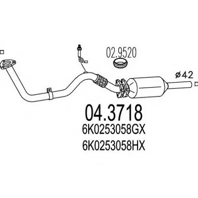 Катализатор для переоборудования MTS купить