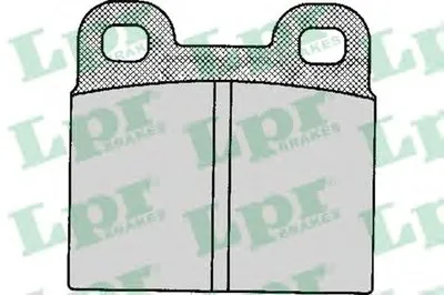 Комплект тормозных колодок, дисковый тормоз LPR купить