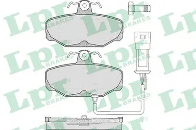 Комплект тормозных колодок, дисковый тормоз LPR купить