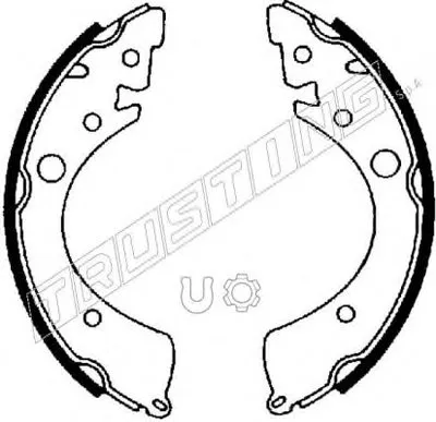 Комплект тормозных колодок TRUSTING купить