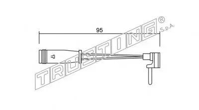 Сигнализатор, износ тормозных колодок TRUSTING купить