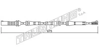Сигнализатор, износ тормозных колодок TRUSTING купить