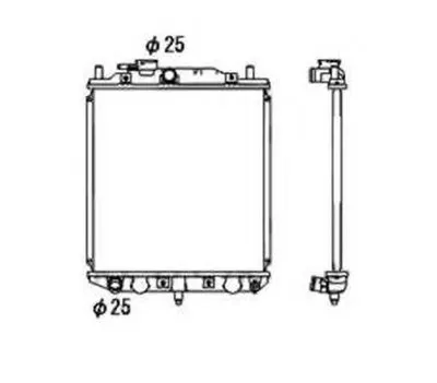 Радиатор, охлаждение двигателя NRF купить