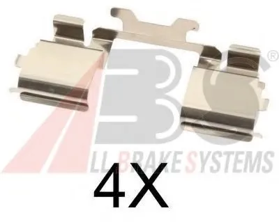 Комплектующие, колодки дискового тормоза A.B.S. купить