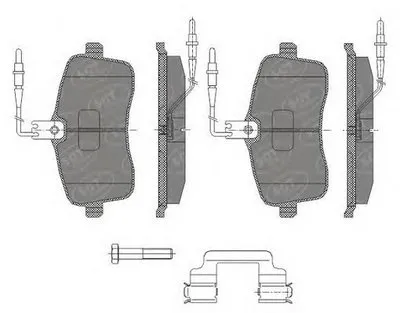 Комплект тормозных колодок, дисковый тормоз SCT Germany купить