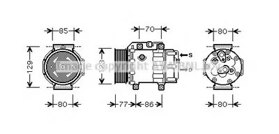 Компрессор, кондиционер AVA QUALITY COOLING купить