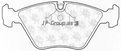 Комплект тормозных колодок, дисковый тормоз QH JP GROUP купить