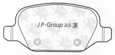 Комплект тормозных колодок, дисковый тормоз QH JP GROUP купить