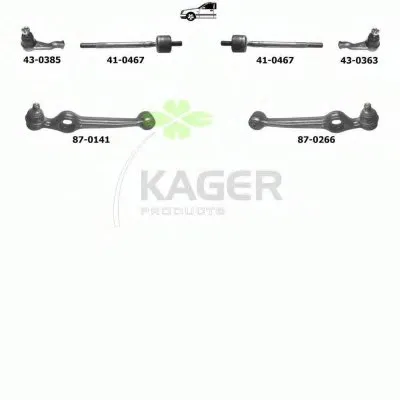 Подвеска колеса KAGER купить