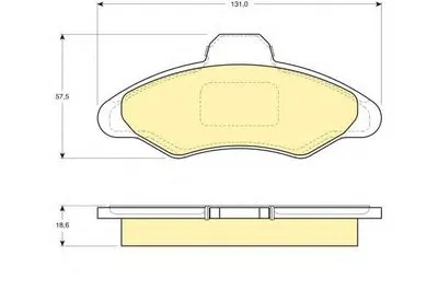 Комплект тормозных колодок, дисковый тормоз GIRLING купить